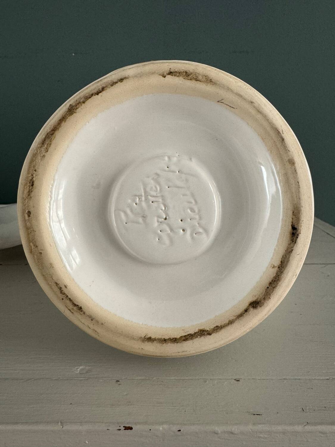 Ceramic flower pick Les Grottes Dieulefit