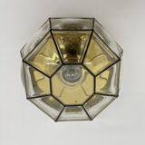 Limburg Glashütte ceiling lamp , 1970s