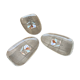 Set of 3  serving dishes-Faiencerie MBFA Pornic-Model Butterfly-70s