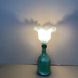 Antique glass table lamp