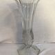 Pair of antique Art Deco style vases in moulded glass and vintage decoration