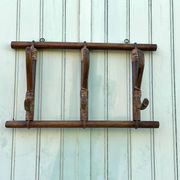 Vintage bamboo coat rack