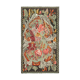 Tapis rose de moldavie kilim 188 x 327 cm