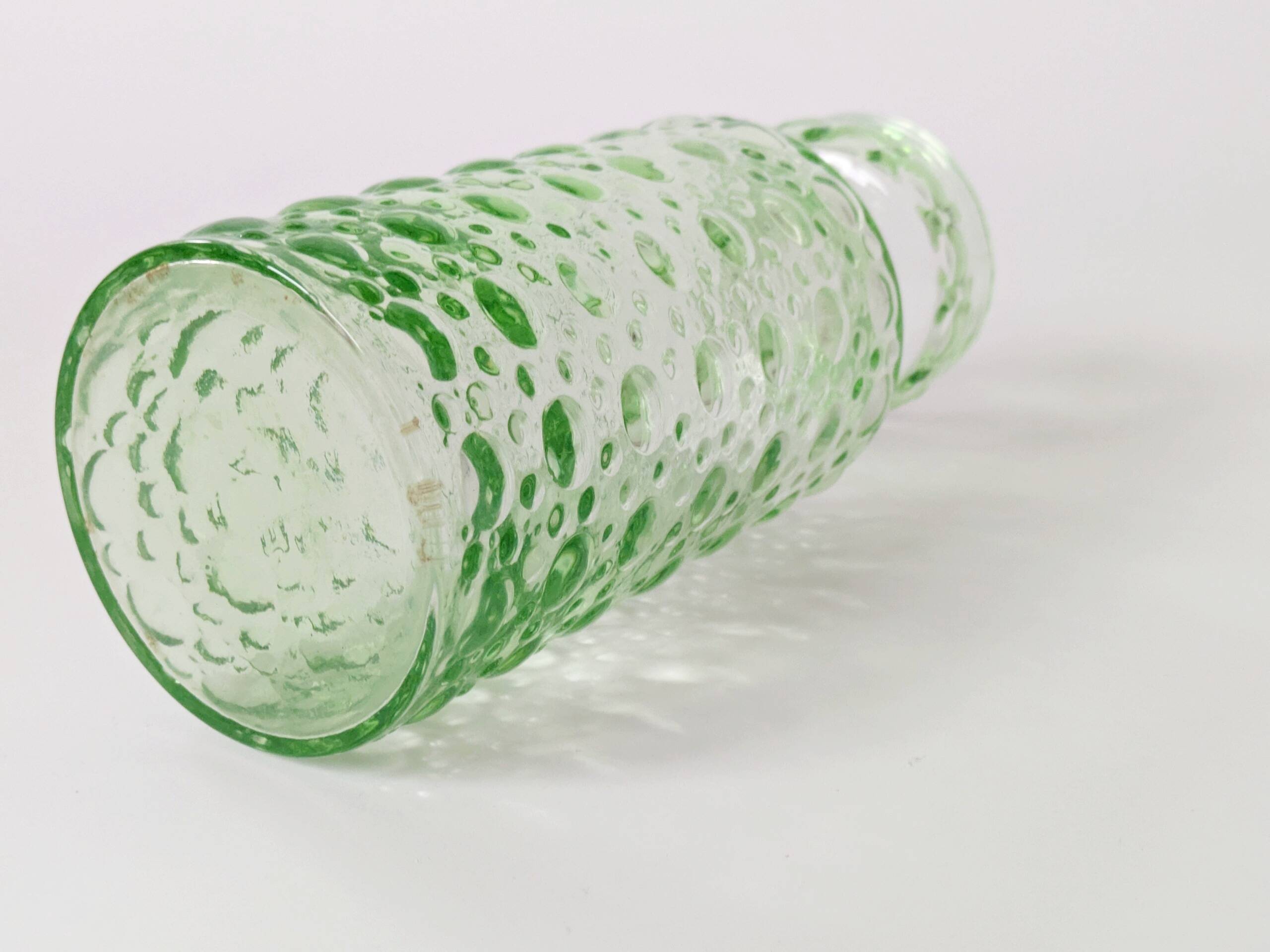 Vase à jacinthe vert, Herbert Kny, Allemagne, années 70
