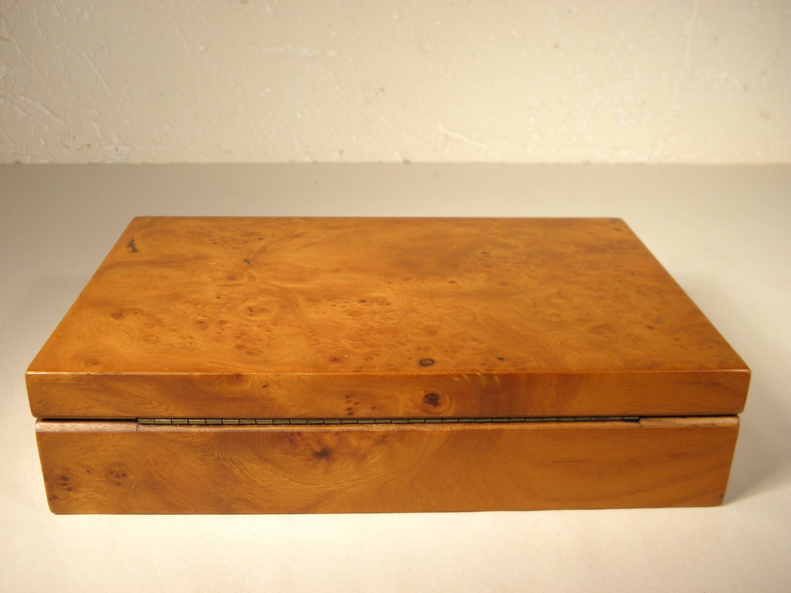 Elm burl box 21 x 14