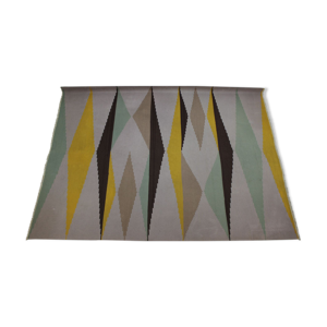 Tapis kilim moderniste géométrique