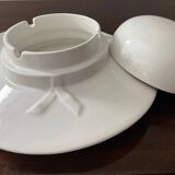Vide poche vintage chapeau en porcelaine émaillée