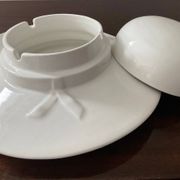 Vide poche vintage chapeau en porcelaine émaillée