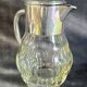 WMF jug / glass and silver-plated metal pouring vessel with filter, 1930s/40s