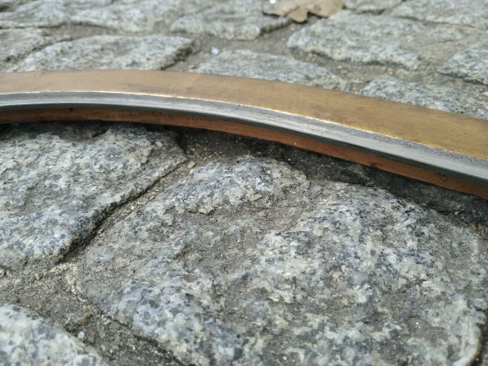 Golden baguette frame leafing 45 cm x 26 cm