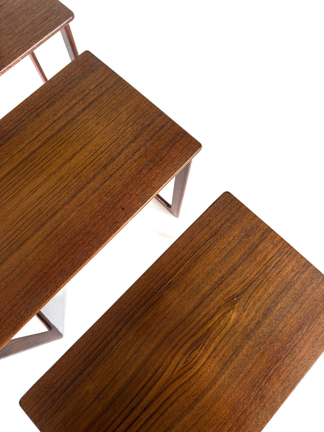 Vintage nesting tables, Johannes Andersen, Silkeborg ‘60