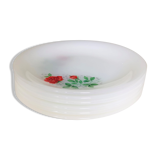 6 dessert plates in arcopal