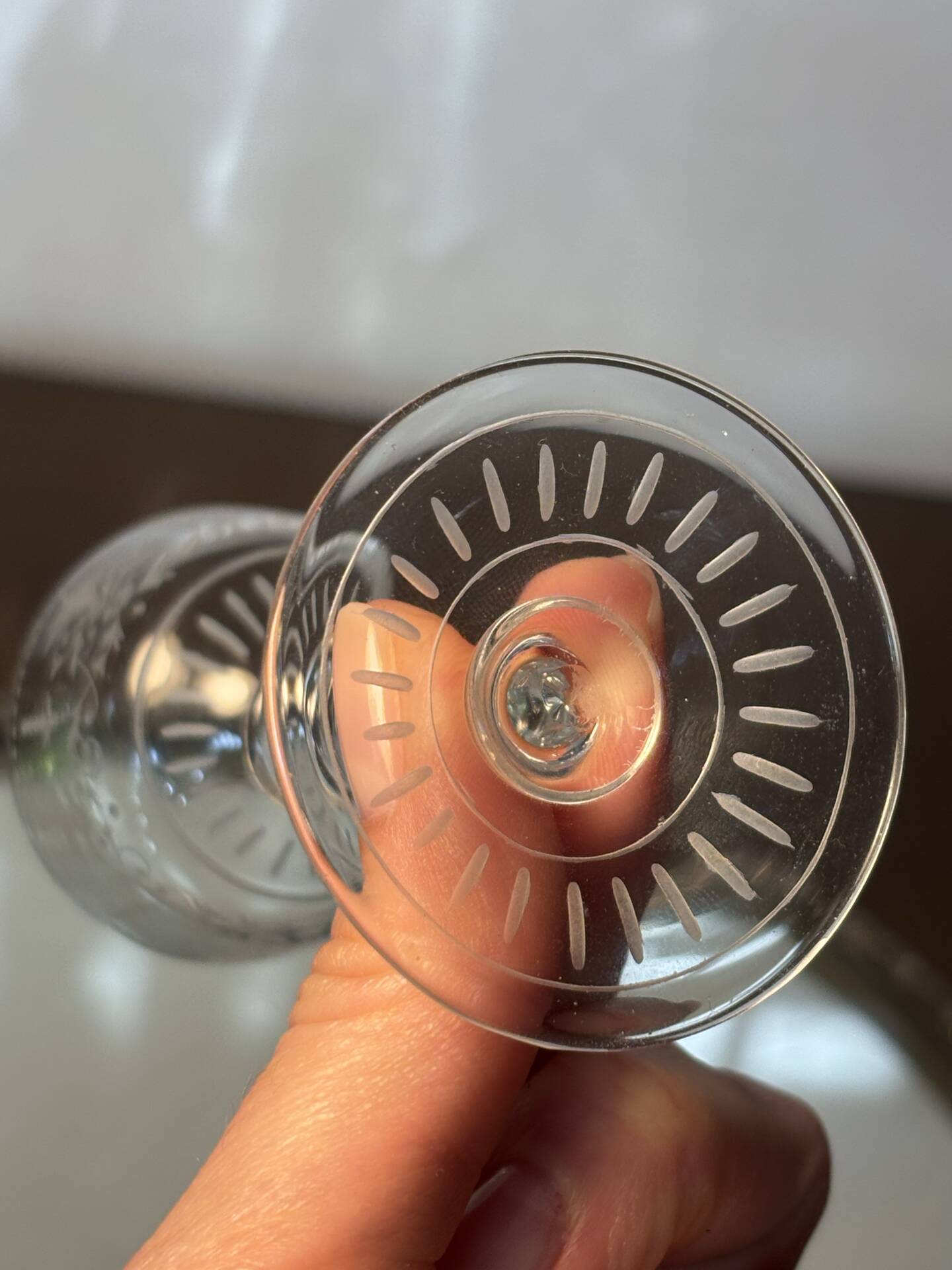 Verre à liqueur Baccarat 19eme rare