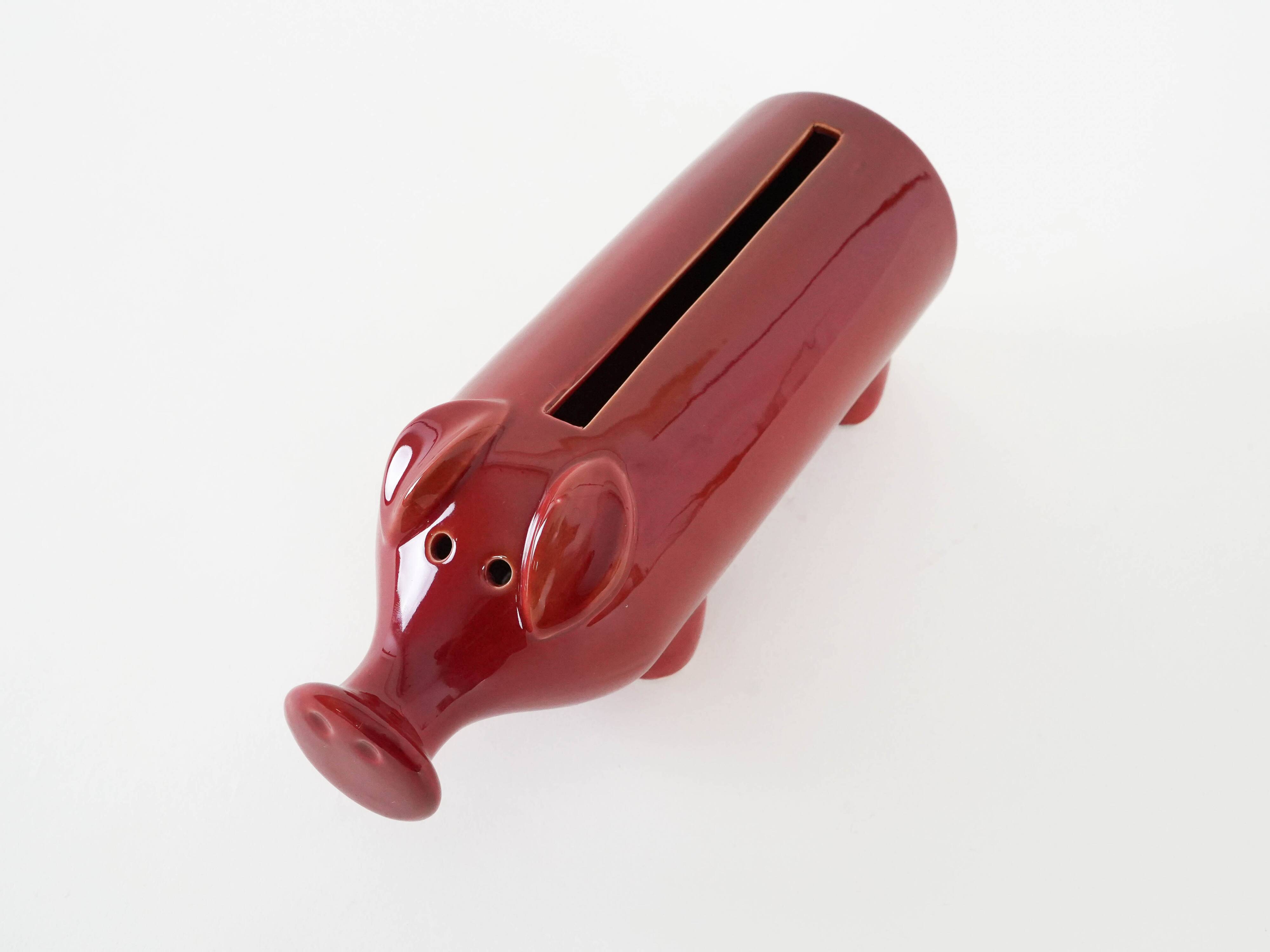 Tirelire en porcelaine, design danois, années 1960, fabriquée au Danemark
