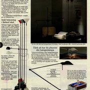 Lampadaire liseuse IKEA modèle Karat, 1987