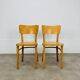 Paire de chaises bistrot Thonet, bois, années 60