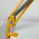 Lampe d'architecte articulée Habitat vintage en métal jaune
