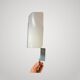 Arlus paire d'appliques métal perspex blanc vintage wall light 1960