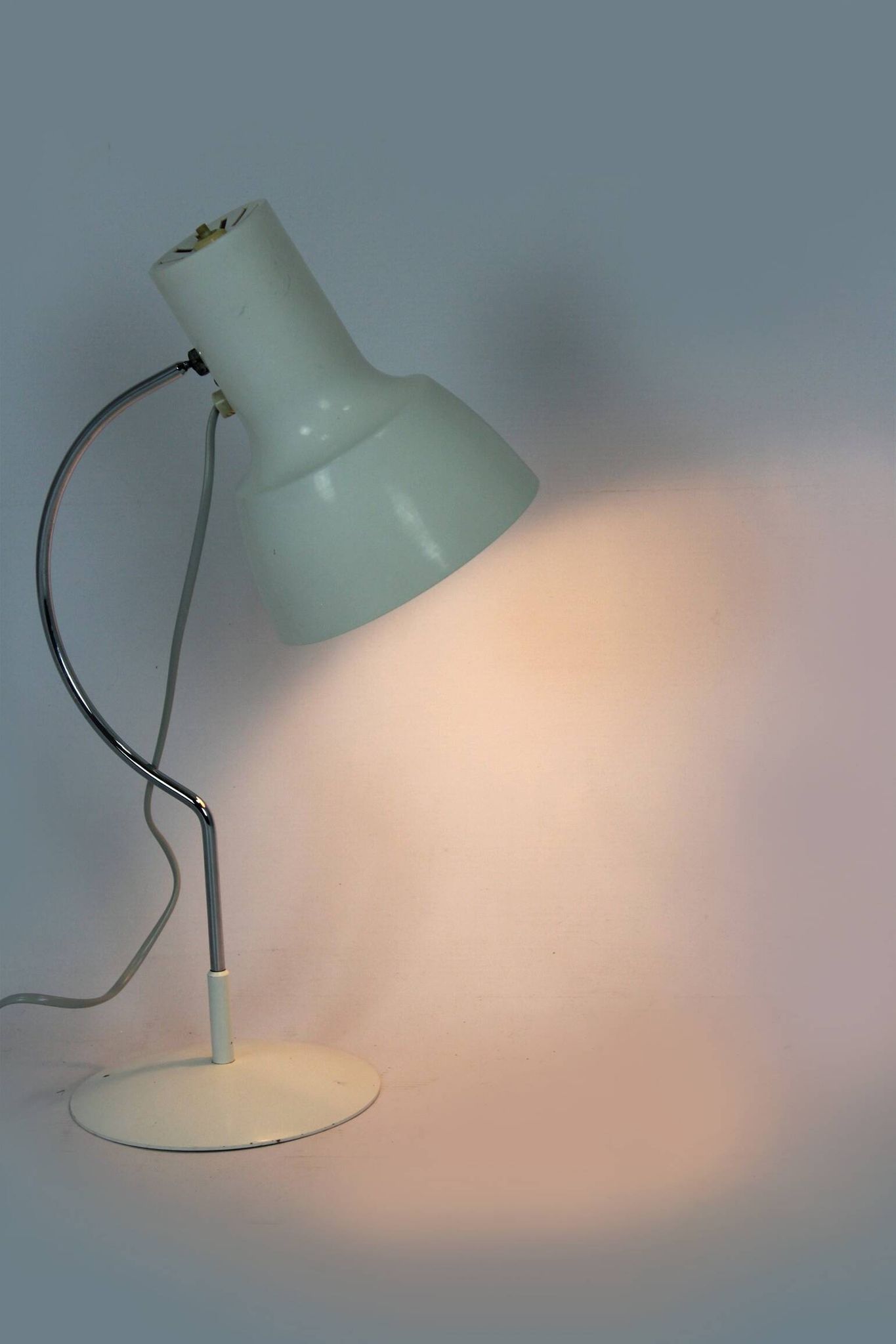 White Table Lamp by Josef Hurka for Napako, 1960s