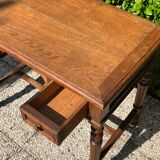 Vintage desk in oak