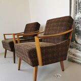 Pair of vintage 60s armchairs