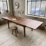 19th century oak farmhouse table 270cm with extensions