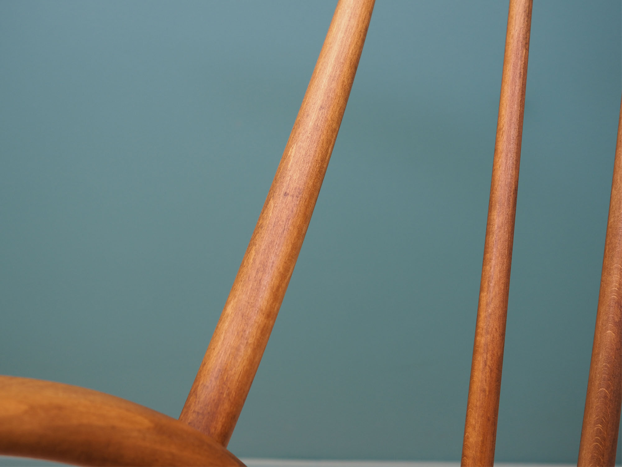 Chaise danoise en hêtre par  Illum Wikkelsø pour Niels Eilersen, années 1960