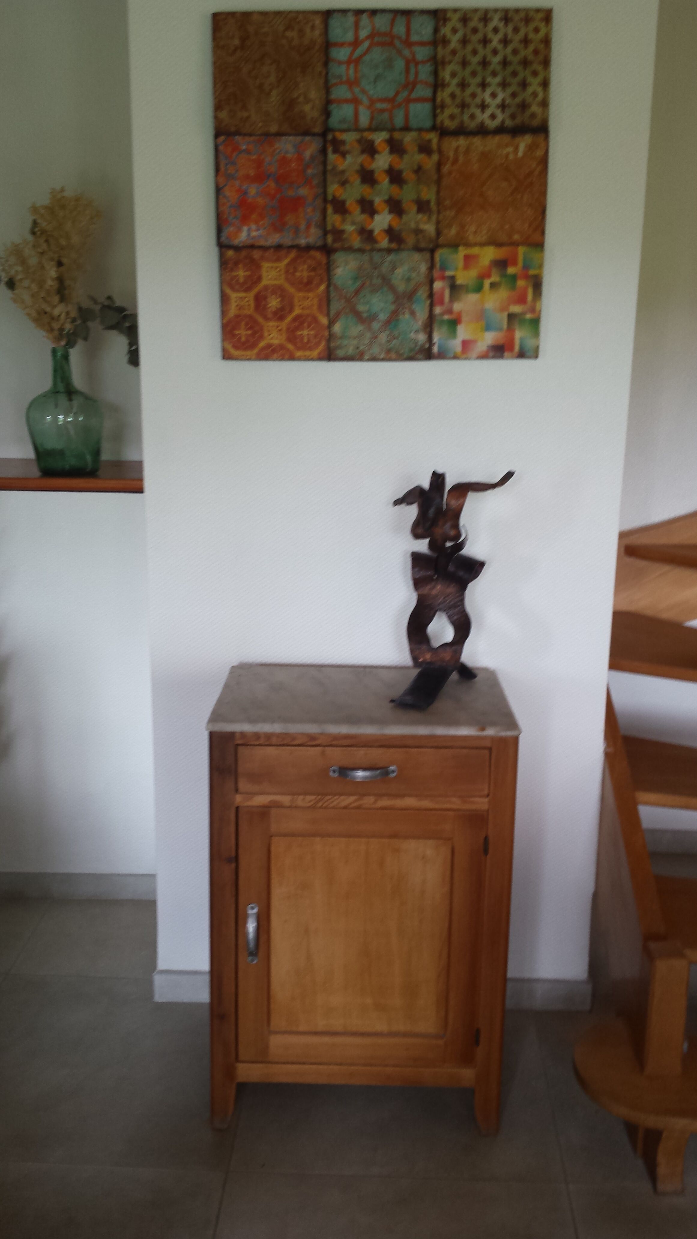 Confectioner wood and marble