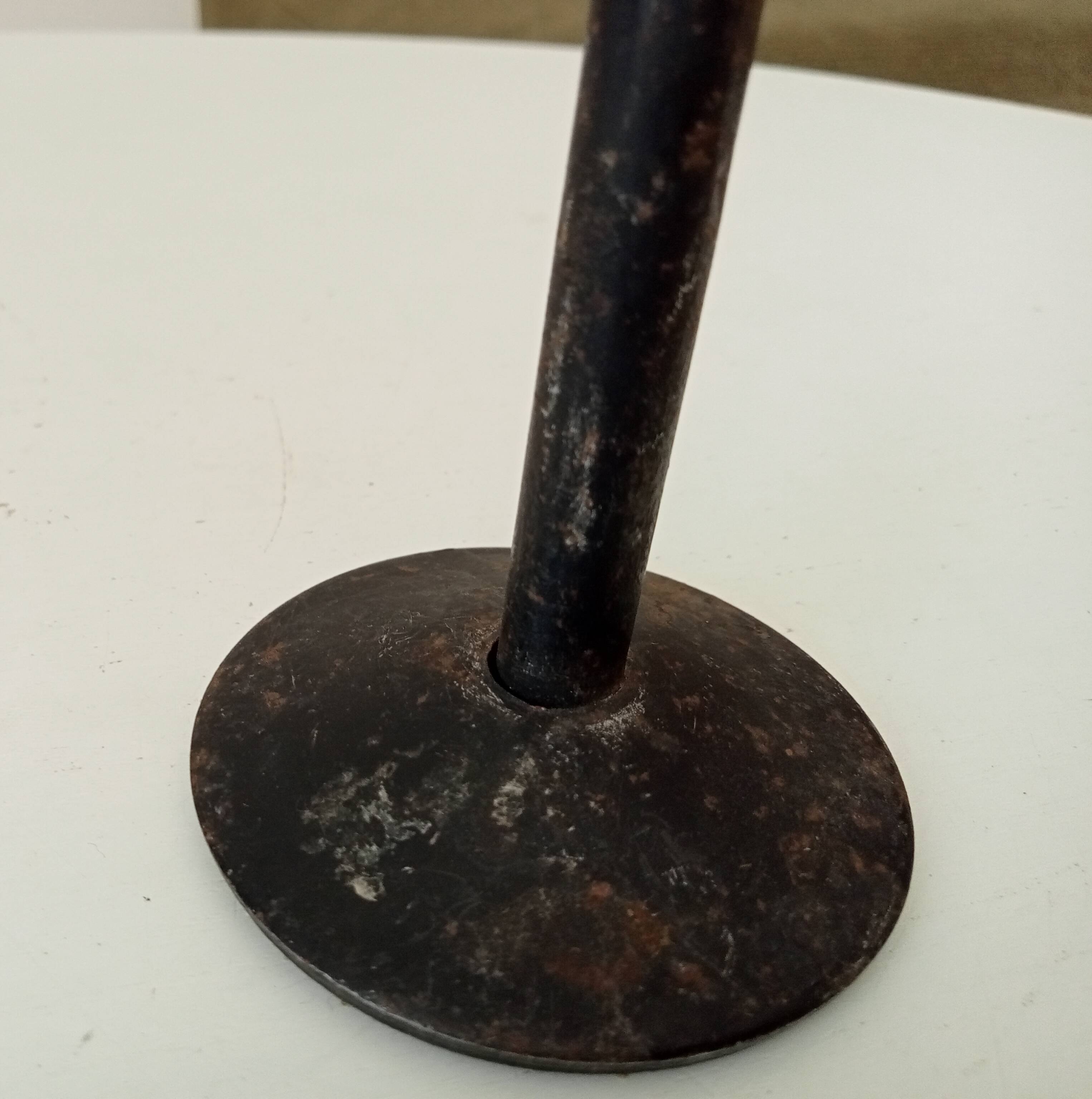 Pair of brutalist / minimalist candlesticks from the 60s