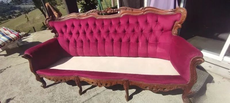 Three-seater sofa Bordeaux
