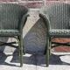 Salon de jardin complet en rotin. (Sofa, fauteuils x 2, table basse)