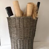 Wicker basket, 57 cm high