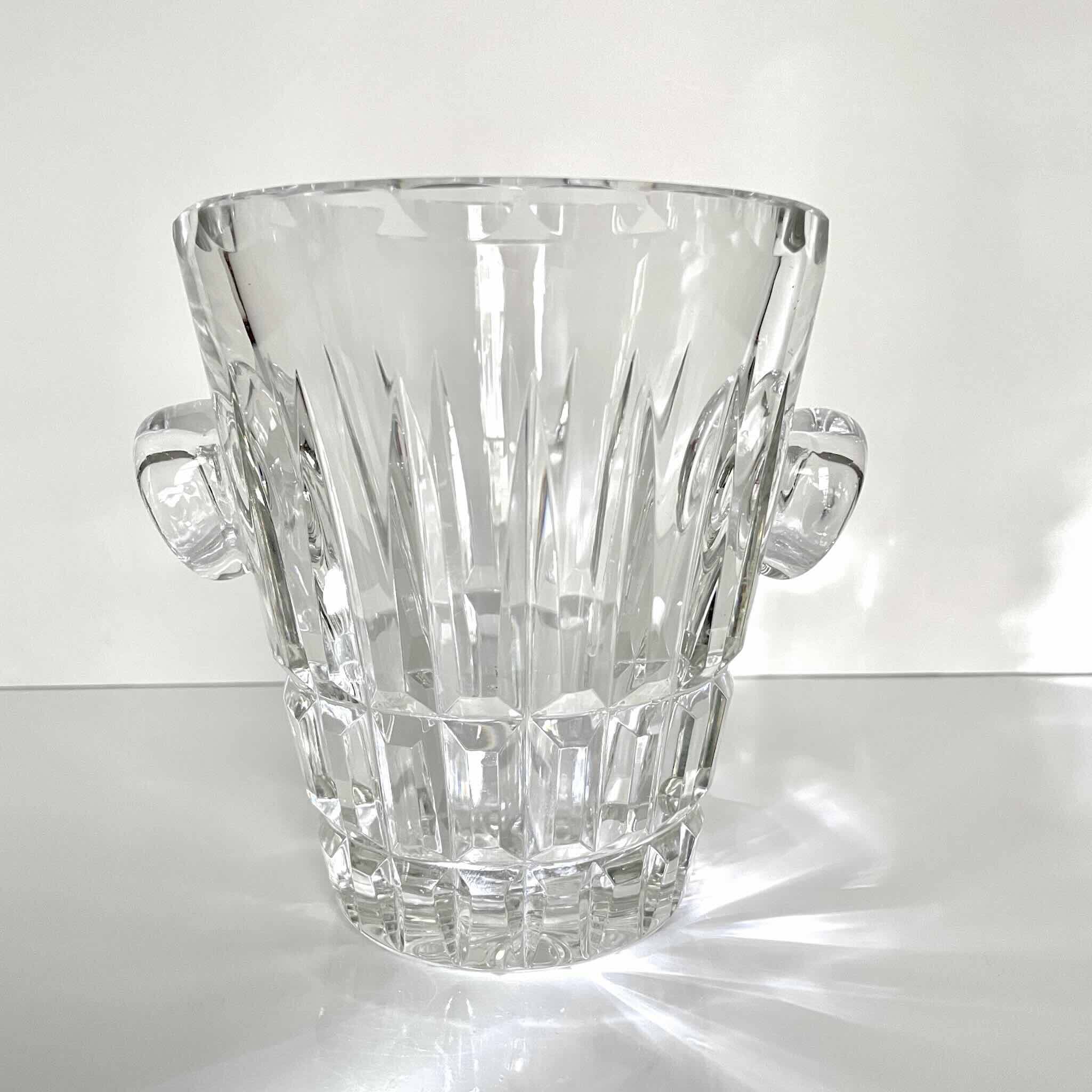 Saint-Louis Crystal Ice Bucket | Manhattan | Second half of the 20th century