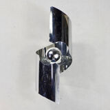 Pair of chrome wall lamps 70s