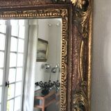 Rectangular baroque wall mirror