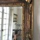 Rectangular baroque wall mirror