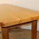 René Martin table in solid pine, modernist, 1960