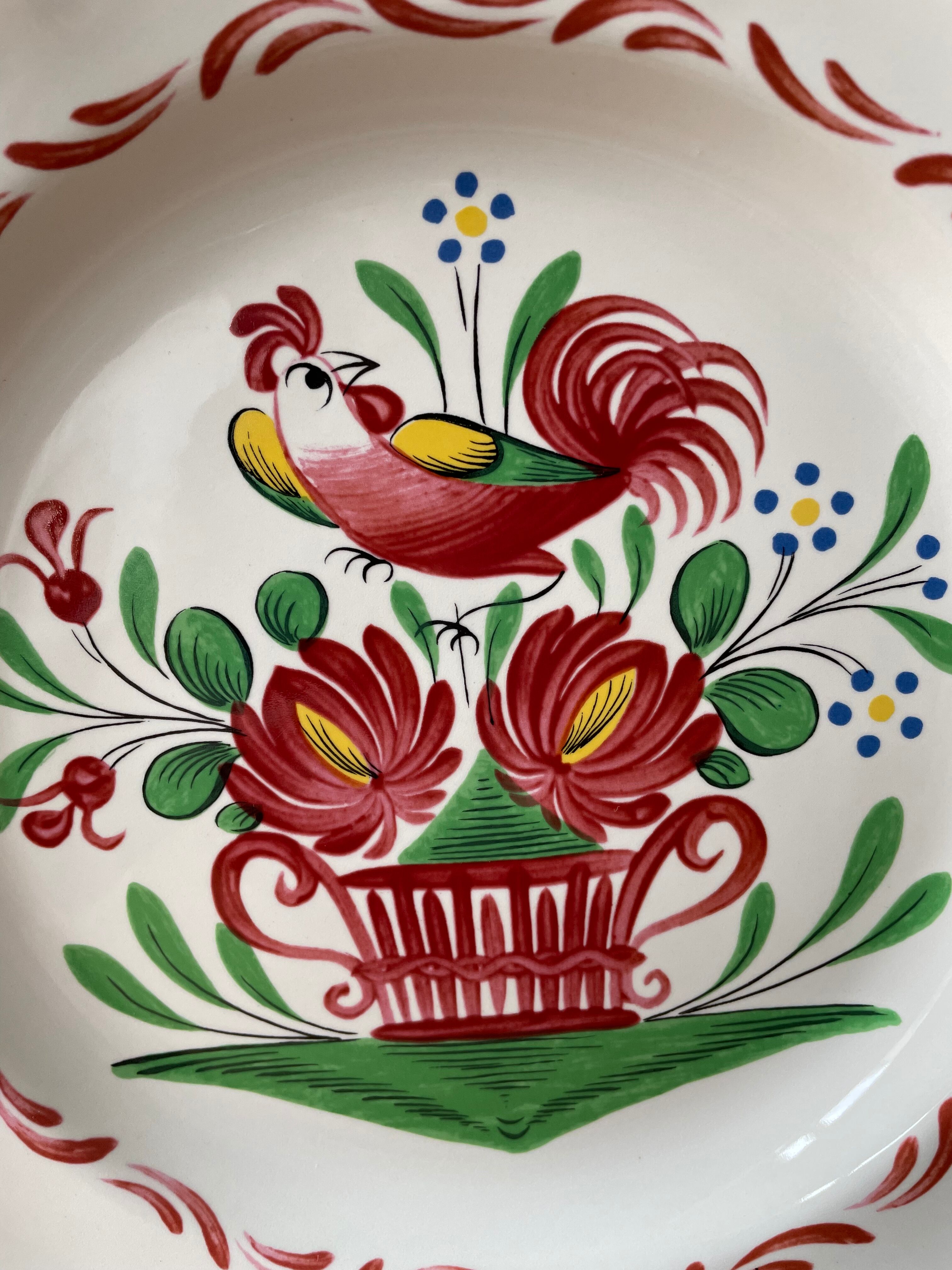 Decorative plate St Clément France