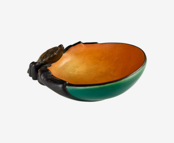 1900's Hand Crafted Danish Art Nouveau Ash Tray / Bowl by Georg Jensen for P. Ipsens Enke