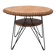 Coffee table in rattan and metal, France 1950