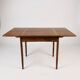 Scandinavian square extendable dining table by Poul Hundevad for Hundevad & Co., 1970s.