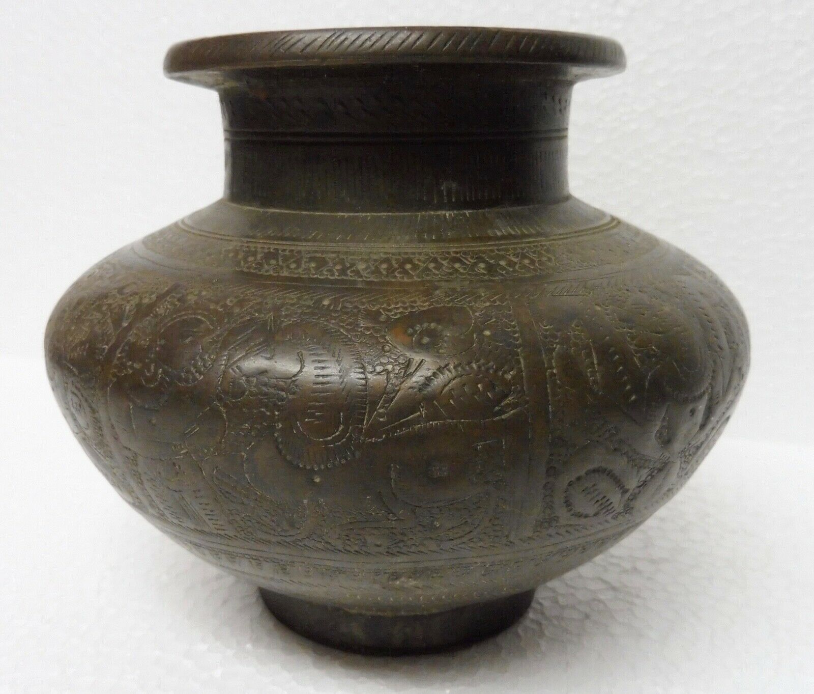 Ancien vase bronze chine xixème siècle