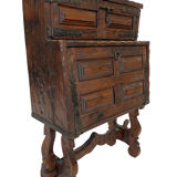 Vintage brutalist spanish wall cabinet cupboard design