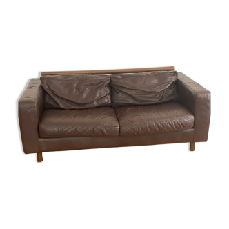 Sofa Nattuzi brown leather