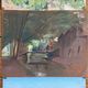 Paintings set of 3 drawings by Ed. Pannetier (1884-1965) Provence Côte d'Azur