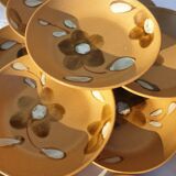 Set 12 hollow plates D20.5 Nadège 1970 Sarreguemines