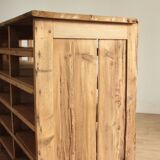 Meuble de métier à casiers vintage en bois