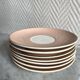 Set of seven pink Villeroy Boch porcelain cups