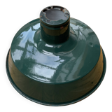 Industrial enamelled metal lampshade