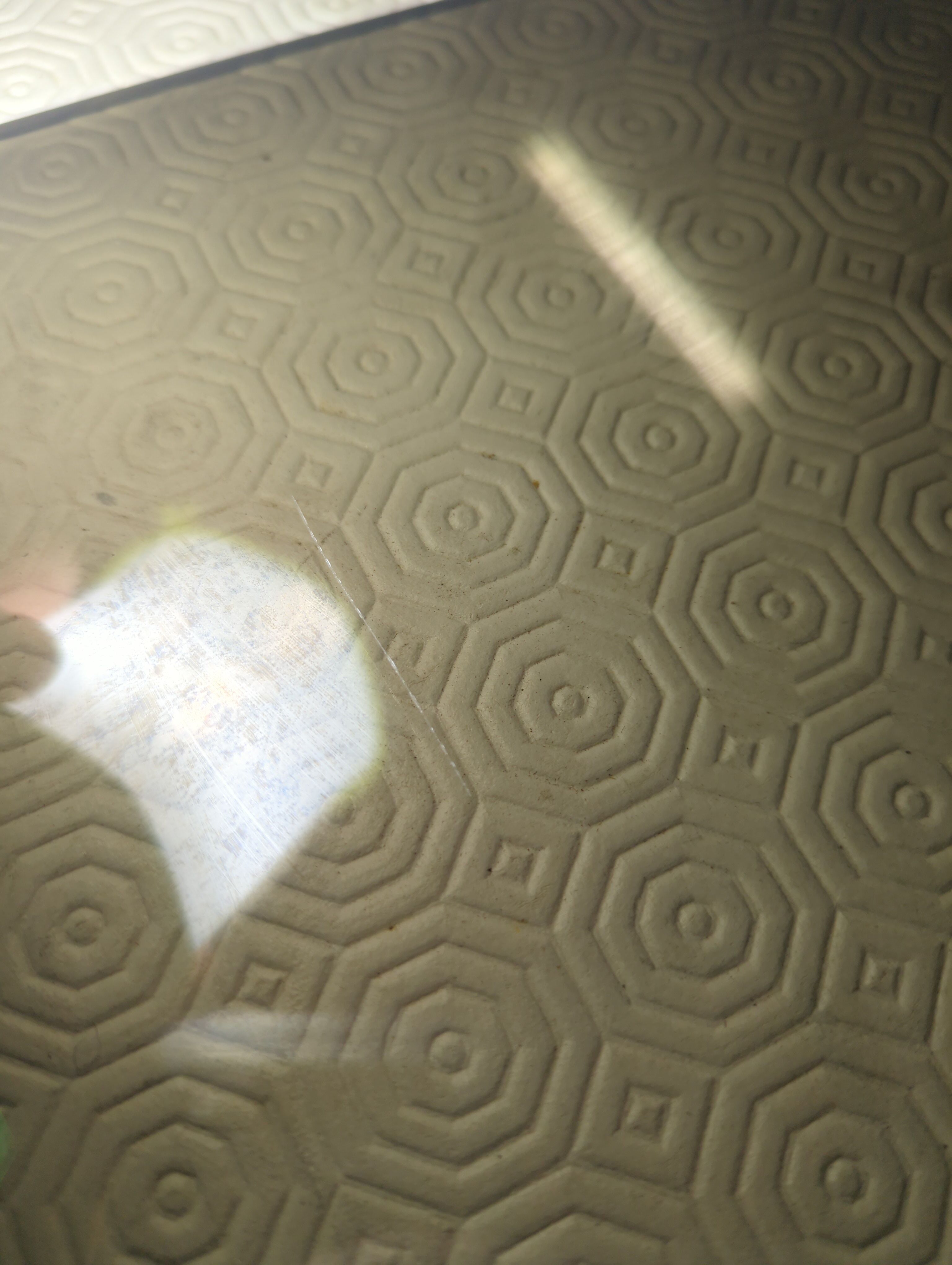 Coffee table bamboo smoked glass